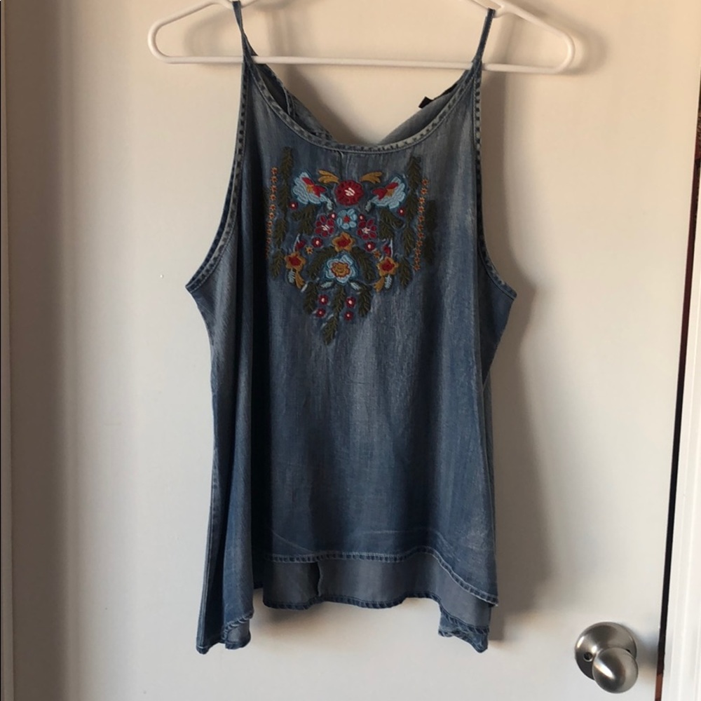 Jean tank top